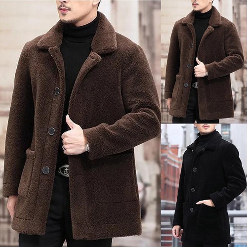 Faux lambskin jacket polyester - lambskin,