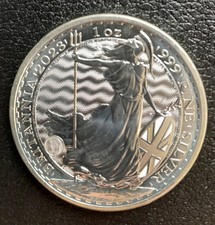 New King Charles III Britannia Silver Bullion Coin 2023, Excellent condition
