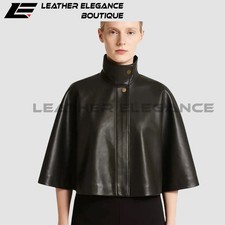 Women’s Genuine Leather Cape