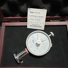 Sauter Shore O Durometer Manual + Certificate Box And Paper