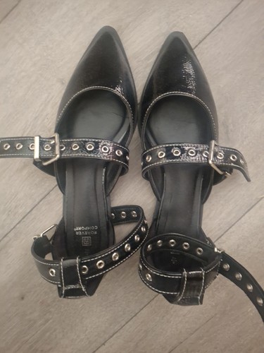 Forever comfort black patent - comfort,