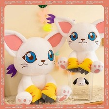 Large Digimon Adventure tri Lifesize Gatomon Plush Doll Toy Tailmon Pillow Hug