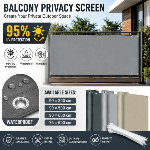 Balcony privacy screen cover - privacy,
