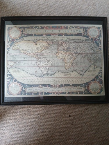 Ortelius world map - world,