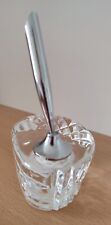 COLLECTABLE VINTAGE IRISH CAVAN CUT CRYSTAL GOLF CLUB PEN HOLDER EX CONDITION