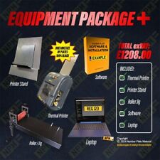 Licence Plate Number Starter Pack Business Printer Software Roller Equipment +