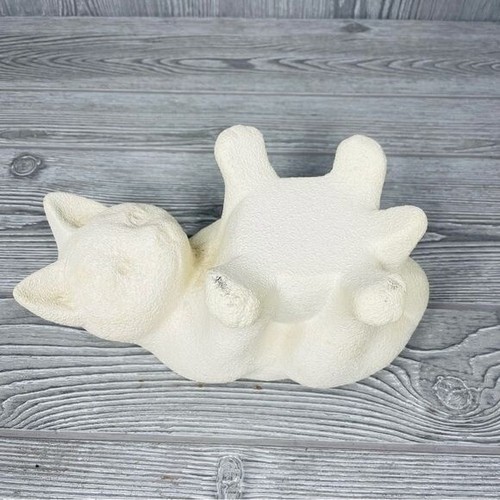 Textured ceramic cat - ceramic,