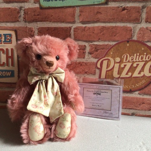 Beautiful pink mohair teddy - pink,