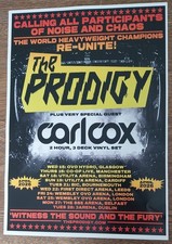 The Prodigy - live band music show 2026 TOUR promotional tour concert gig poster