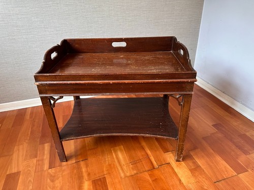 Vintage mahogany butlers tray - vintage,