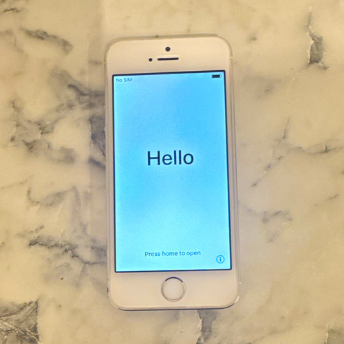 Apple iphone 16gb silver - 5s,