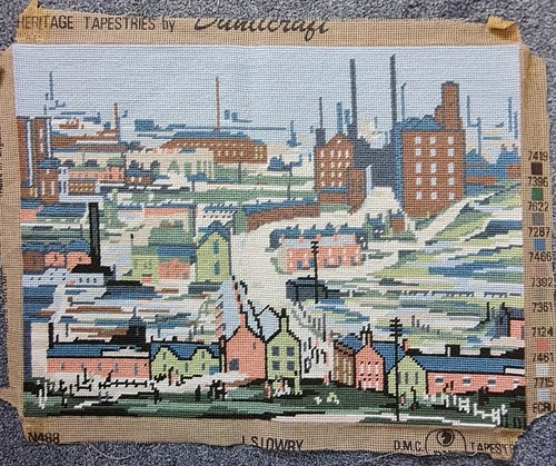 Completed tapestry needlepoint - tapestry,