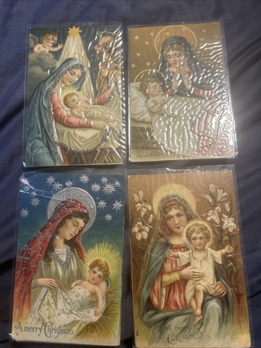 Vintage madonna and child - 4,