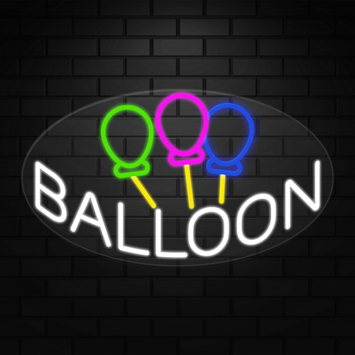Balloon sign for business - balloon,