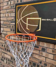 Wall mounted basketball hoop - wall,