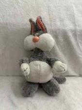 Andrew Brownsword Vintage grey white cat soft toy plush
