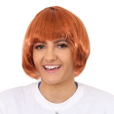 ADULTS GINGER BOB WIG FANCY