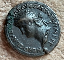 WRL Reproduction Roman Coin Nero CLAVD Caesar Decvrsio 3.5 Cm