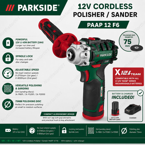Parkside 12v cordless - 12v,