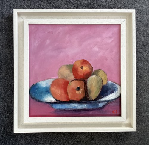 Fruit bowl original painting - fruit,