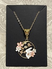 Vintage Floral Bunny Gold