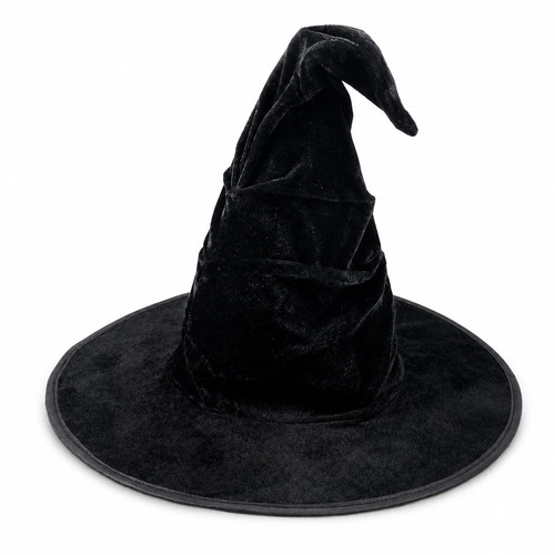 Halloween witch hat - halloween, black