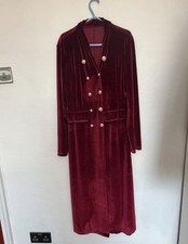 velvet longline jacket coat