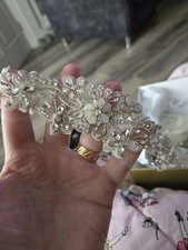 Wedding Dress Belt and Hair