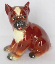 GOEBEL BOXER DOG PUPPY SEATED