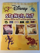 DISNEY. STENCIL art  KIT - LION KING,MULAN,BUGS LIFE,TARZAN,HERCULES,HUNCHBACK.