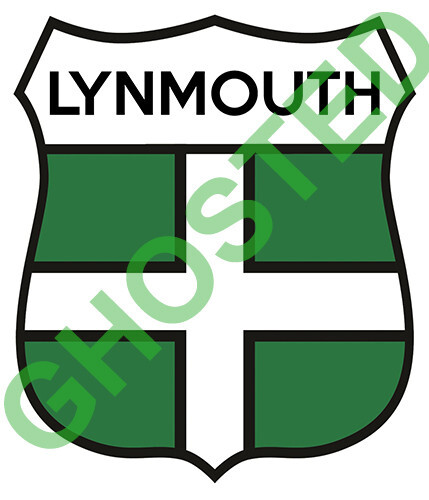 Lynmouth devon car - lynmouth, sticker