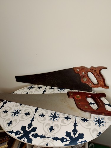 Vintage hand saws - x2,