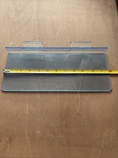 PERSPEX/ACRYLIC SLAT WALL SHELVES 30cm X 13cm ( 11 3/4” X 5”)