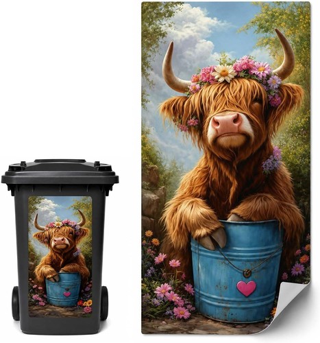 Creative trash can sticker - creative,