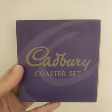 Cadbury's Chocolate Flake Dairy Milk Fruit & Nut , Buttons Coasters (Set of 4)