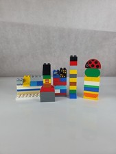 Lego Duplo 50 Colourful Plastic Bricks Blocks, Mixed Sizes, 2x2, 2x, Window