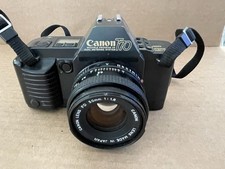 Vintage CANON T70 Camera w/