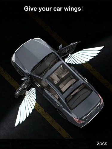 2pcs angel wings car - angel, door