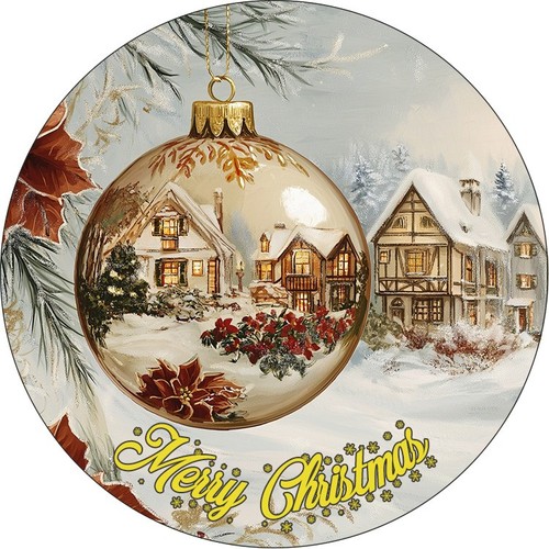 Christmas vintage bauble - vintage, cake