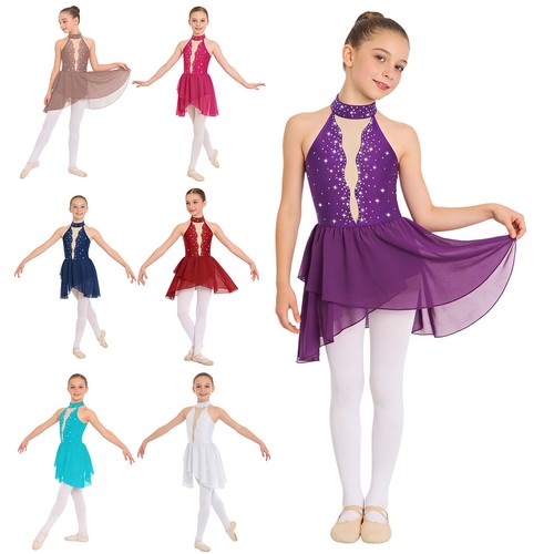Girls figure ice skating dress - girls,
