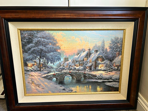 Thomas kinkade framed signed - thomas,