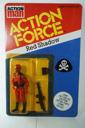 Action force red shadow figure - action,
