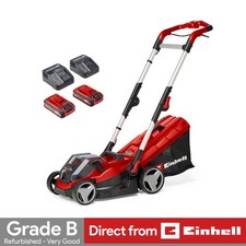 Einhell Cordless Lawnmower 34cm PXC 36V With 2x Battery Charger Refurb GRADE B