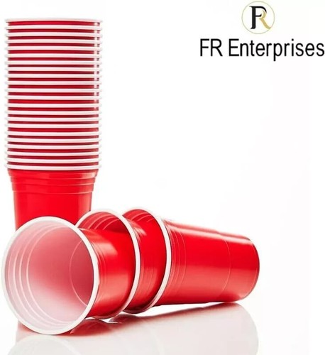 American red beer cups ruby - red,