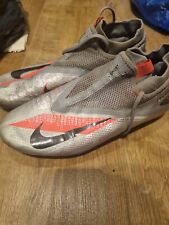 Nike Phantom SN Ghost Laceless Multiground Grey Sock Football Boots Size 7.5