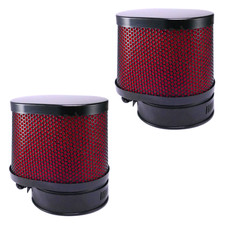 2x 54-56mm Air Filter Black /