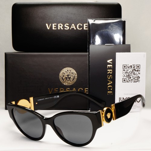 Versace sunglasses black - black, gold
