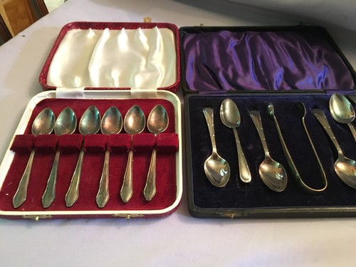 Vintage antique teaspoons - antique,