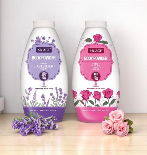 Rose lavender body powder - rose, &