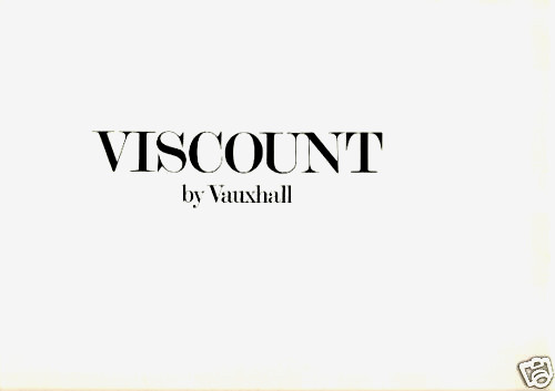 Vauxhall viscount 3300 - vauxhall, pc